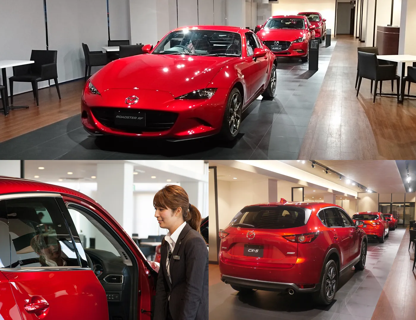 走行シーンをイメージさせるレイアウトとこだわり　それぞれの車種にあったライティング